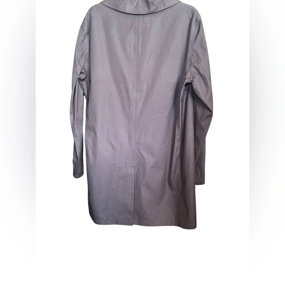 Jack Spade Bleecker Street New York Charcoal Grey Trench Coat Size M